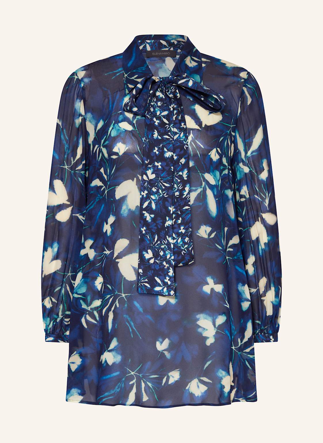 Elena Miro Schluppenbluse blau Elena Miro Schluppenbluse blau von ELENA MIRO