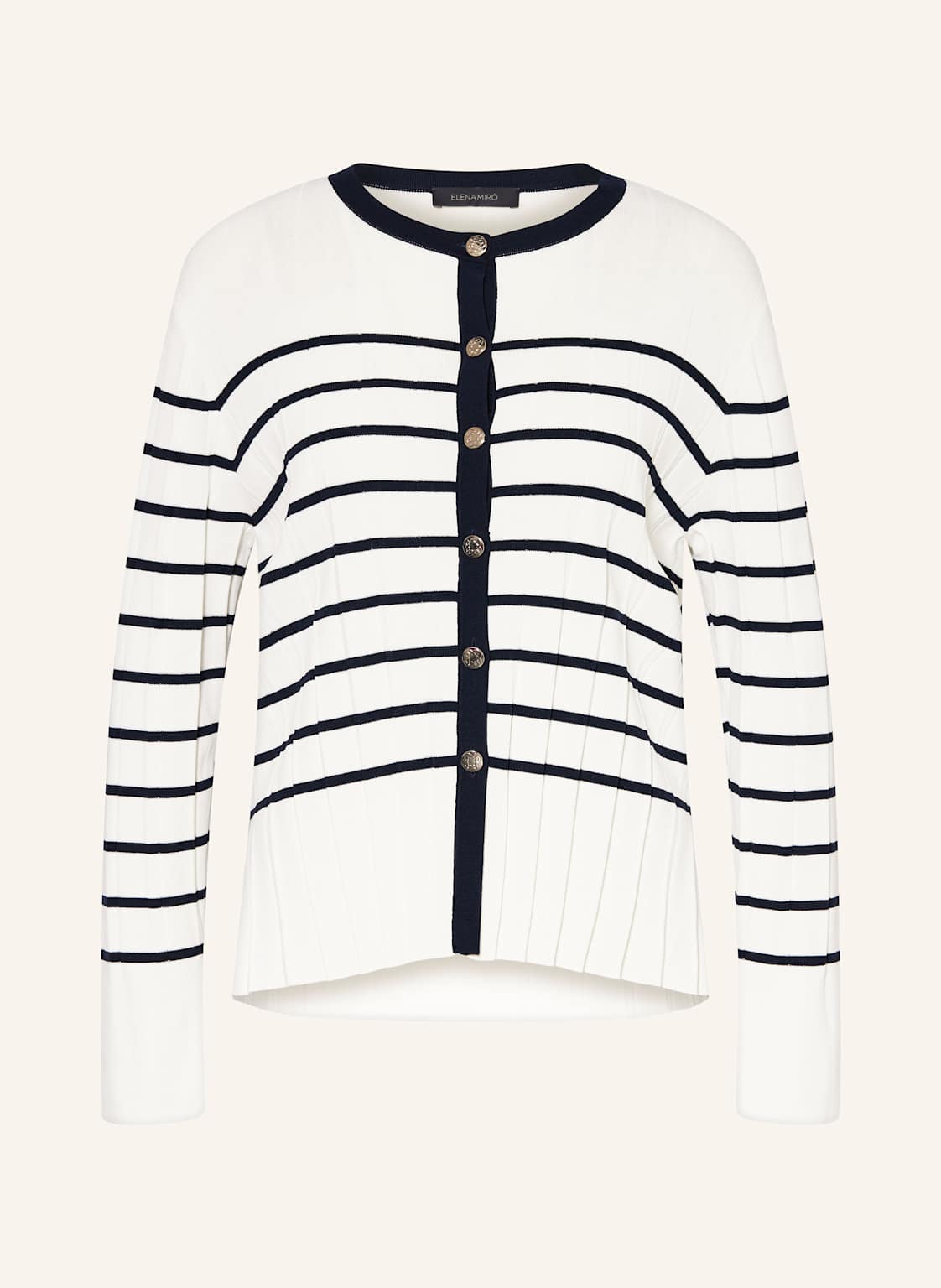 Elena Miro Strickjacke weiss Elena Miro Strickjacke weiss von ELENA MIRO