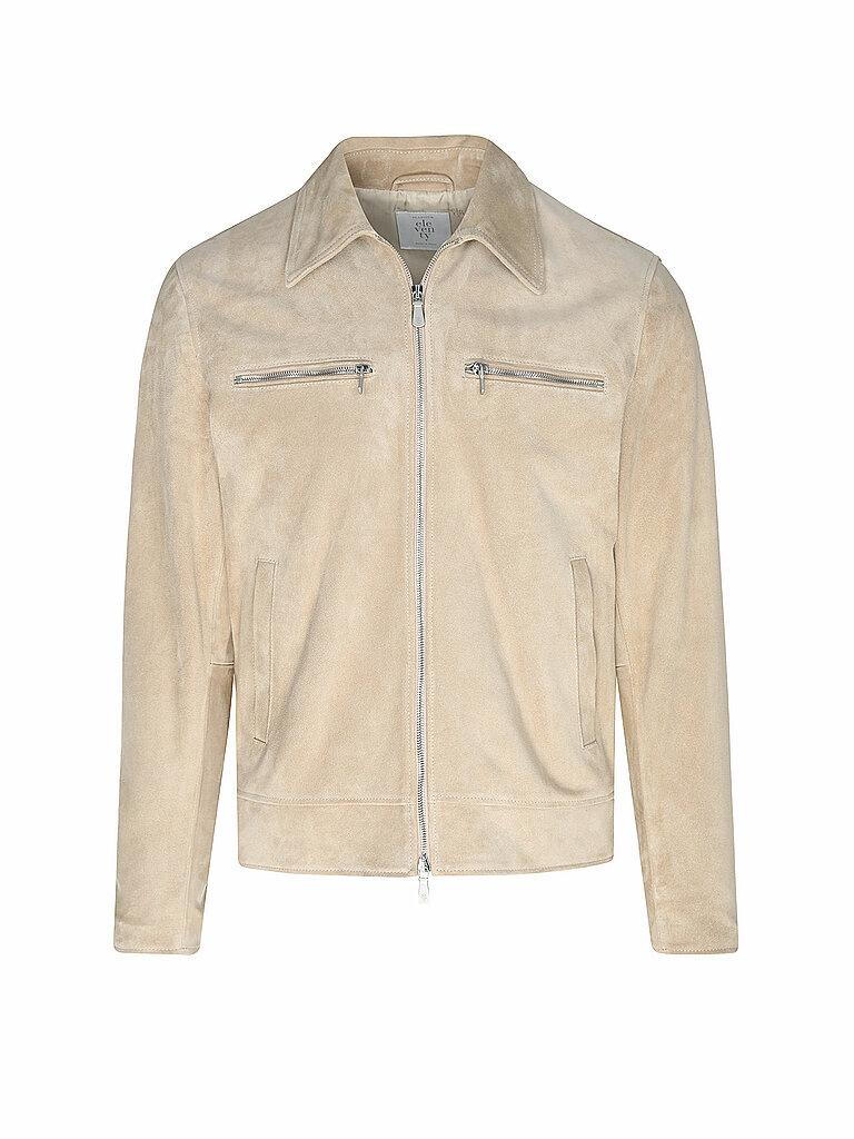 ELEVENTY Lederjacke beige | 48 von ELEVENTY