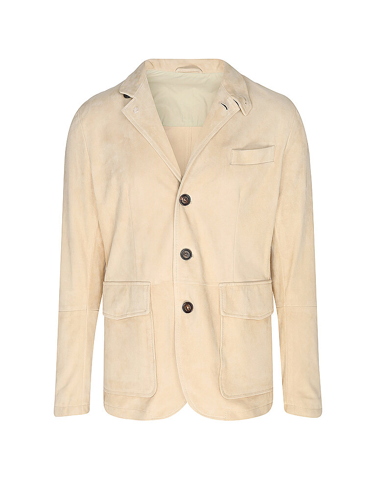 ELEVENTY Ledersakko beige | 48 von ELEVENTY