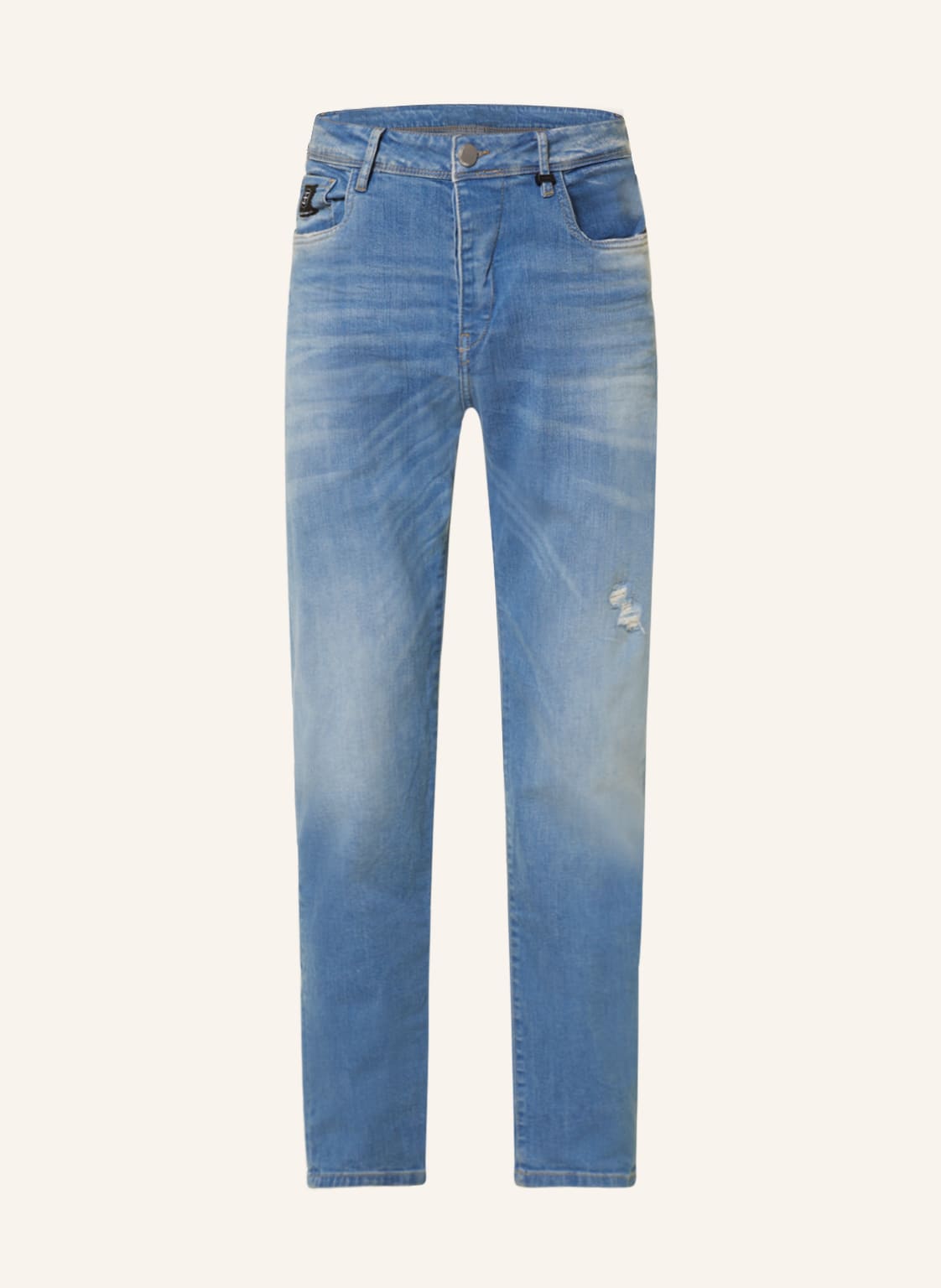 Elias Rumelis Destroyed Jeans Erzaven Comfort Fit blau von ELIAS RUMELIS