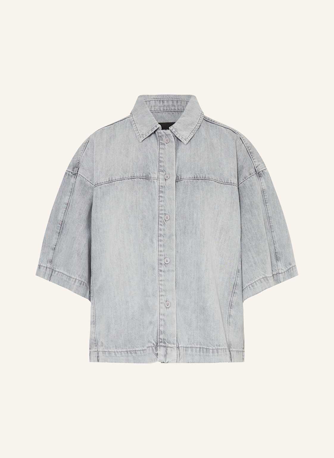 Elias Rumelis Hemdbluse Hilli In Jeansoptik grau von ELIAS RUMELIS