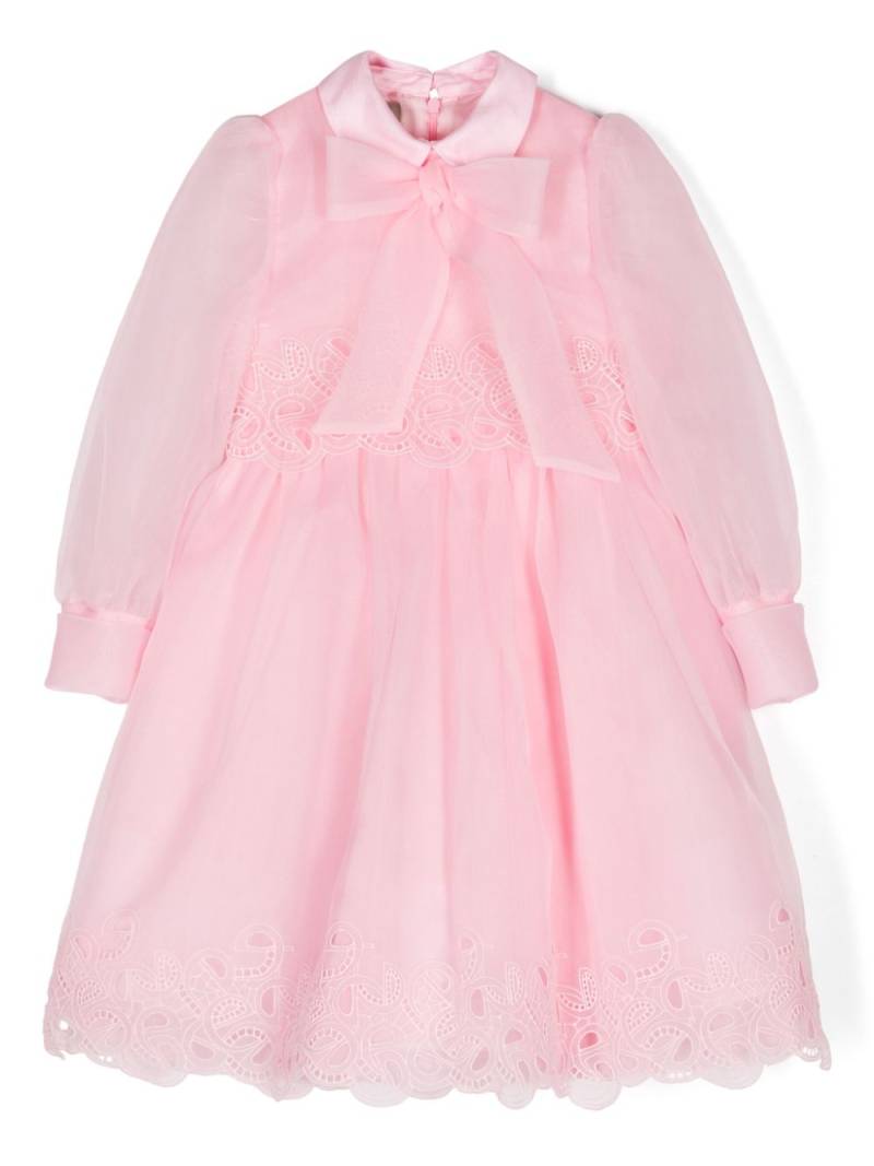 ELIE SAAB JUNIOR bow-detail dress - Pink von ELIE SAAB JUNIOR