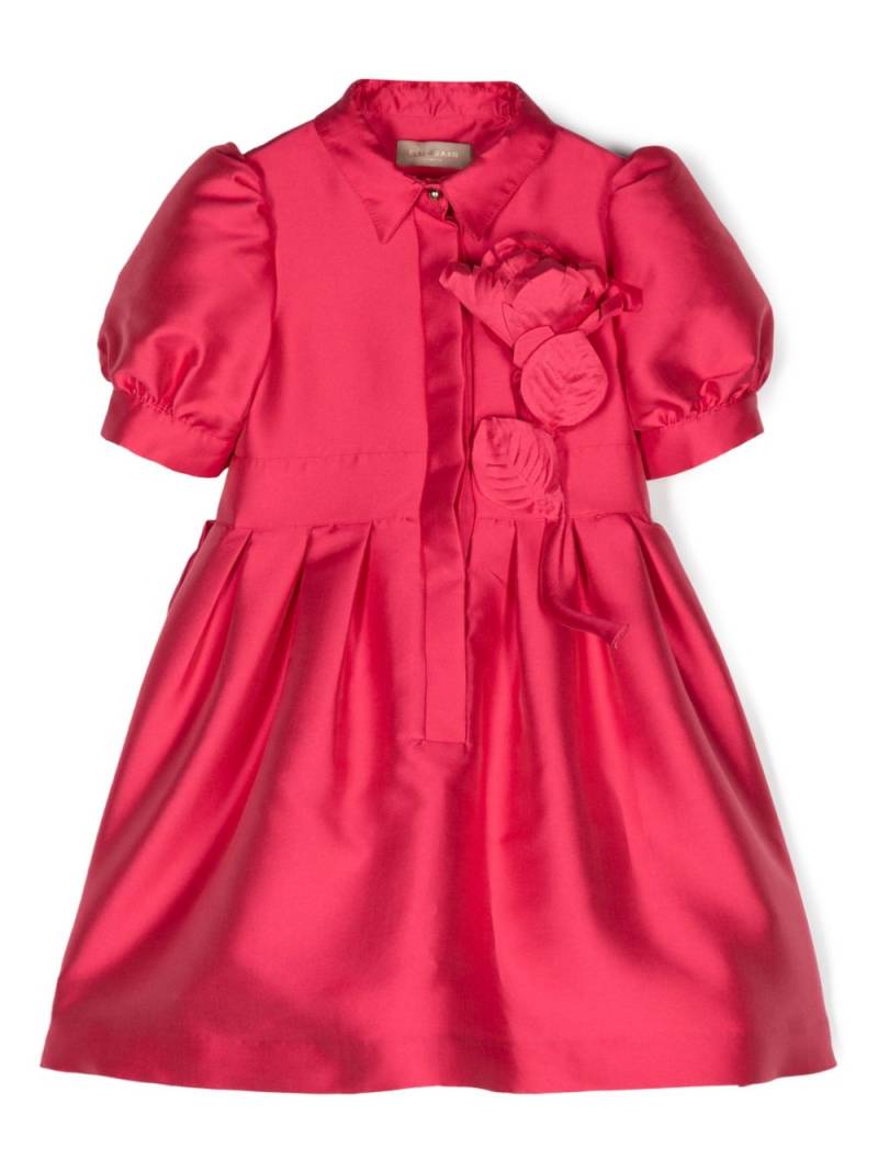 ELIE SAAB JUNIOR floral-apliqué dress - Red von ELIE SAAB JUNIOR