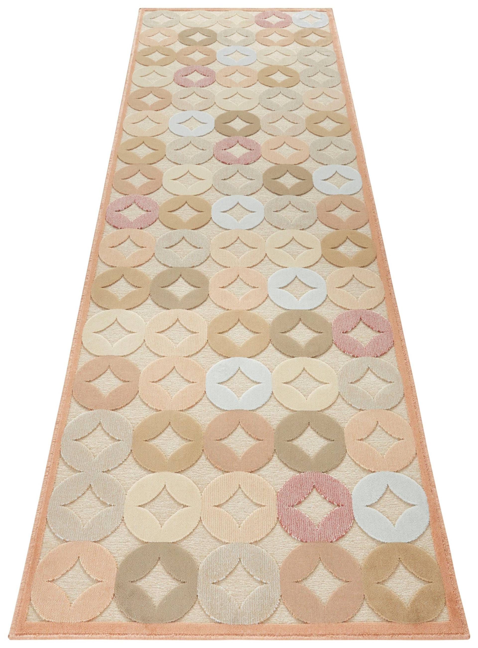 ELLE DECORATION Läufer »Chiers«, rechteckig, 8 mm Höhe, Kurzflor, Velour, Geometrisches Muster, Hoch-Tief Struktur ELLE DECORATION Läufer »Chiers«, rechteckig, 8 mm Höhe, Kurzflor, Velour, Geometrisches Muster, Hoch-Tief Struktur von ELLE DECORATION