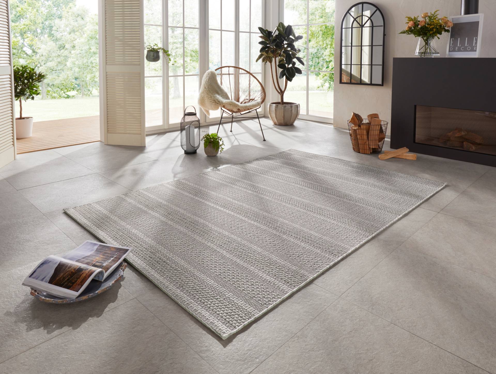 ELLE DECORATION Teppich »Arras«, rechteckig, 8 mm Höhe, In-& Outdoor, Wetterfest, Balkon, Garten, Wohnzimmer, Sisal Optik ELLE DECORATION Teppich »Arras«, rechteckig, 8 mm Höhe, In-& Outdoor, Wetterfest, Balkon, Garten, Wohnzimmer, Sisal Optik von ELLE DECORATION