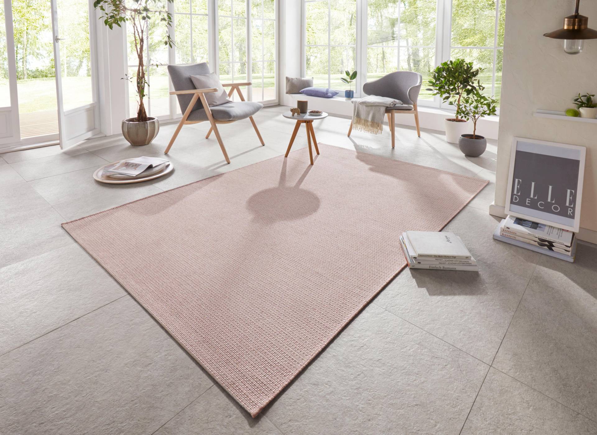 ELLE DECORATION Teppich »Millau«, rechteckig, 4 mm Höhe, Flachgewebe, In-& Outdoor, Modern, Terrasse, Balkon, Wohnzimmer ELLE DECORATION Teppich »Millau«, rechteckig, 4 mm Höhe, Flachgewebe, In-& Outdoor, Modern, Terrasse, Balkon, Wohnzimmer von ELLE DECORATION
