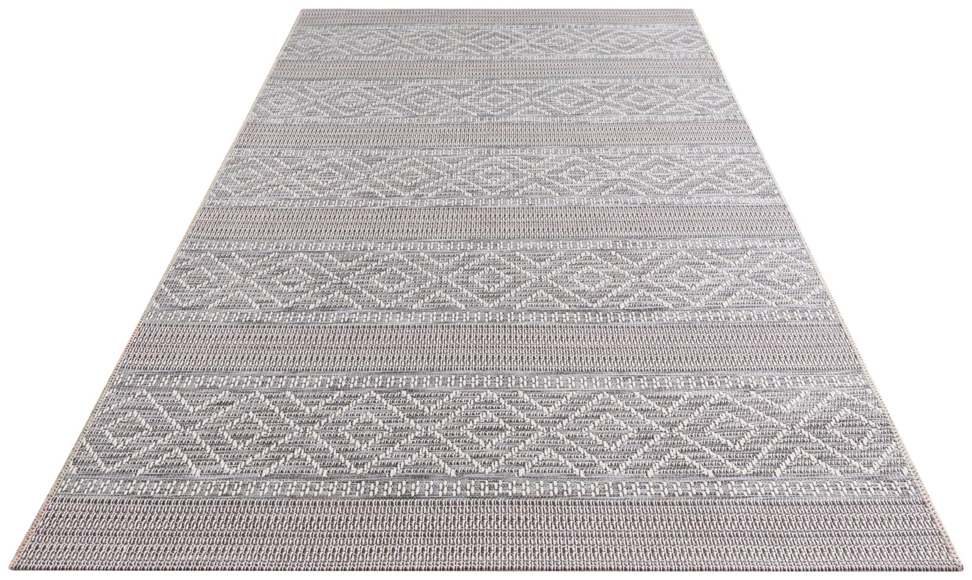ELLE DECORATION Teppich »Rhone«, rechteckig, In-und Outdoor geeignet, Strapazierfähig und pflegeleicht, Flachgewebe von ELLE DECORATION