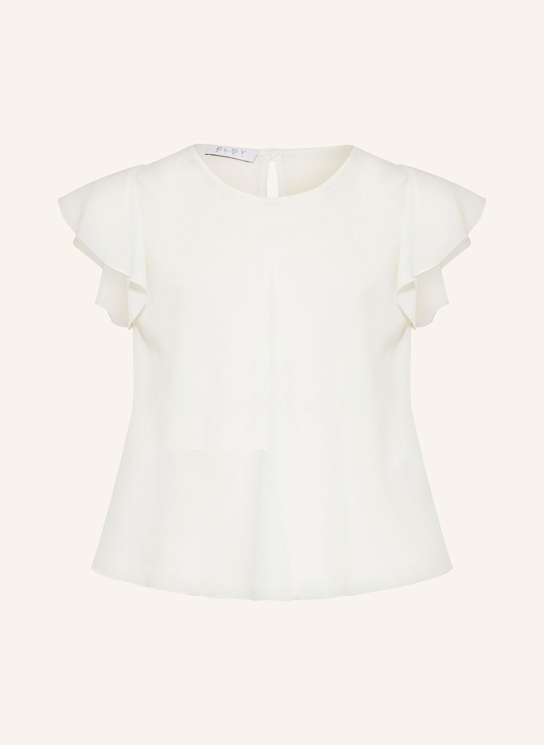 Elsy Blusenshirt Mit Volants weiss Elsy Blusenshirt Mit Volants weiss von ELSY