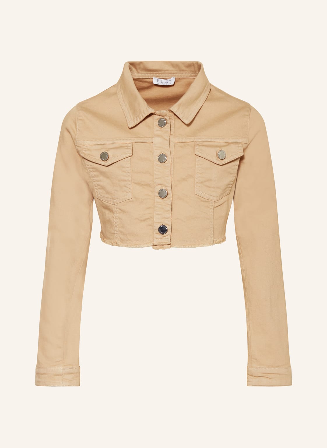 Elsy Cropped-Jacke Ludo beige