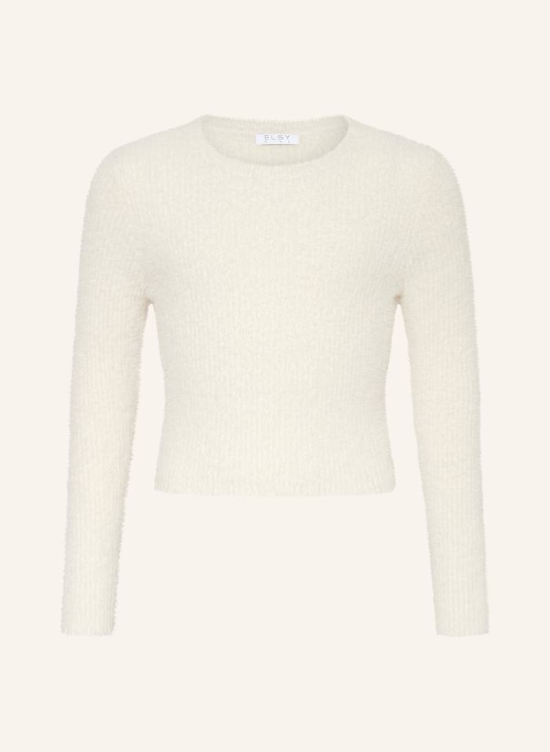 Elsy Cropped-Pullover weiss von ELSY