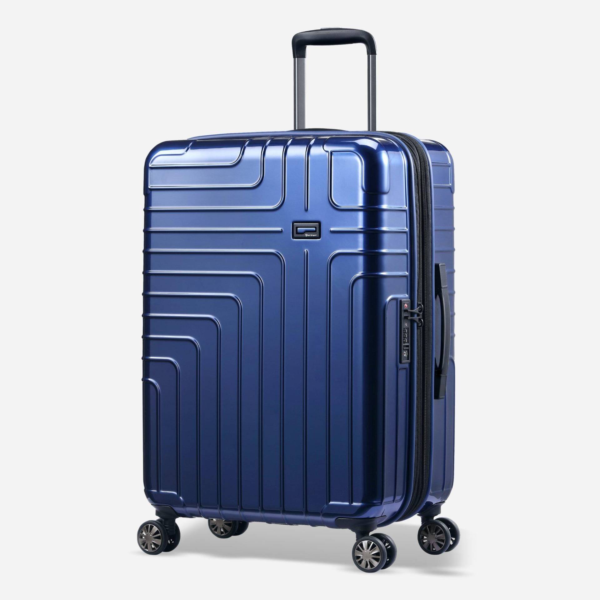 Helios Expandable Mittelgroßer Koffer 4 Rollen Unisex Blau 65 CM von EMINENT