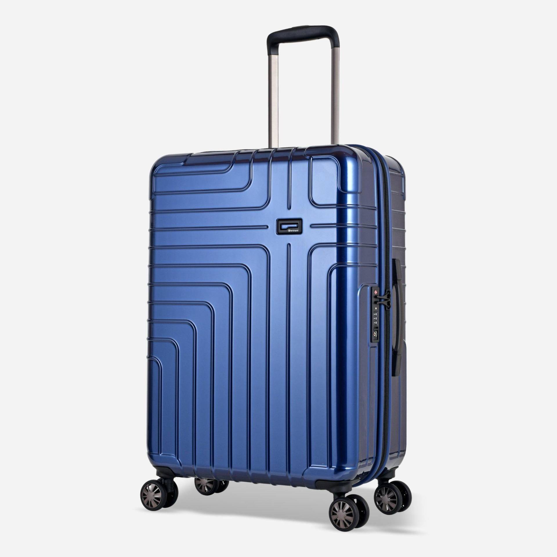 Helios Mittelgroßer Koffer 4 Rollen Unisex Blau 65 CM von EMINENT