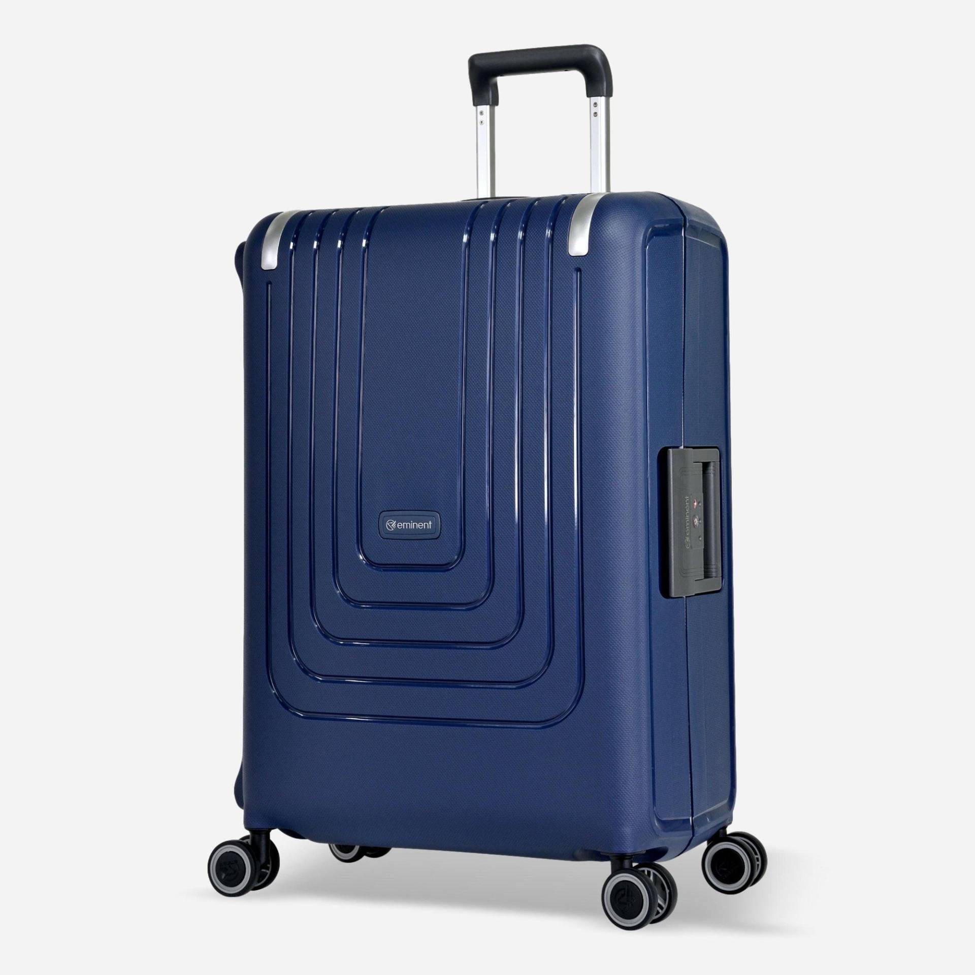 Vertica Mittelgroßer Koffer 4 Rollen Unisex Blau 68cm von EMINENT