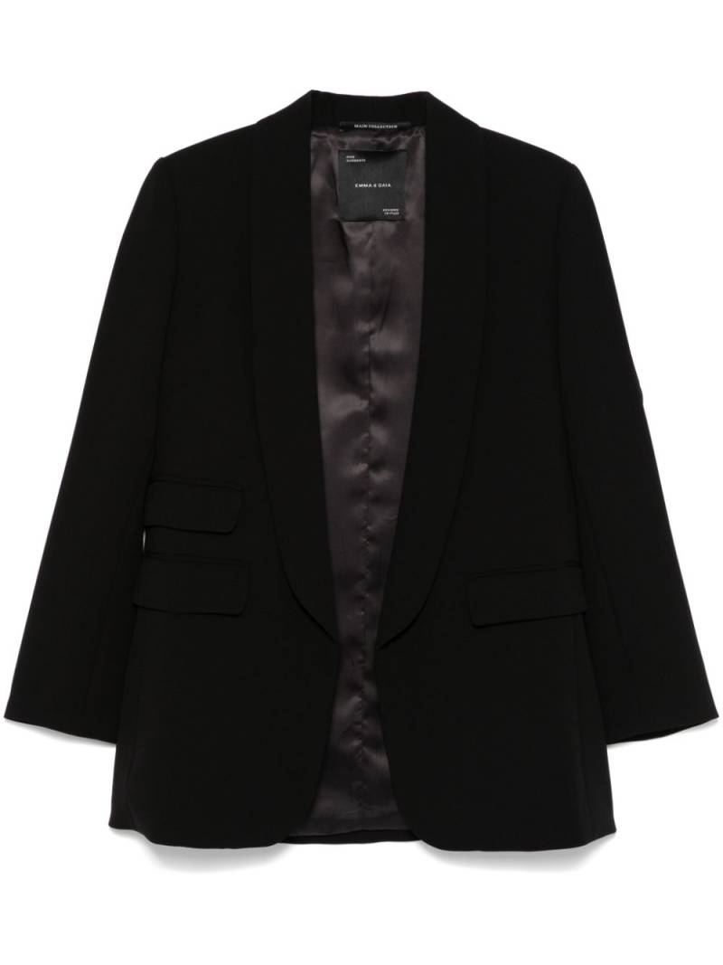 EMMA E GAIA cady blazer - Black von EMMA E GAIA