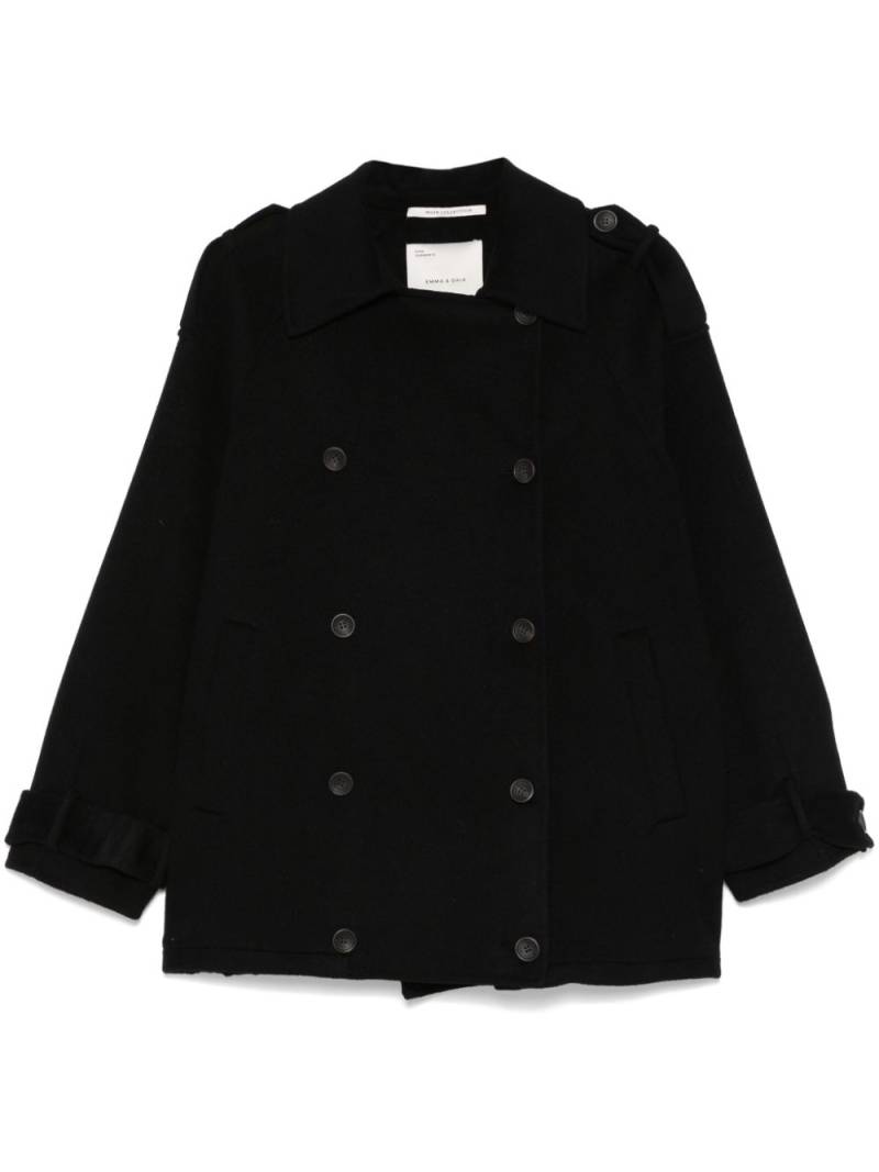 EMMA E GAIA double-breasted jacket - Black von EMMA E GAIA