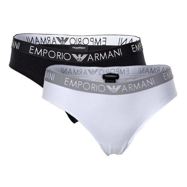 Emporio Armani - Slip  2er Pack Figurbetont, für Damen, Multicolor, Größe S von Emporio Armani