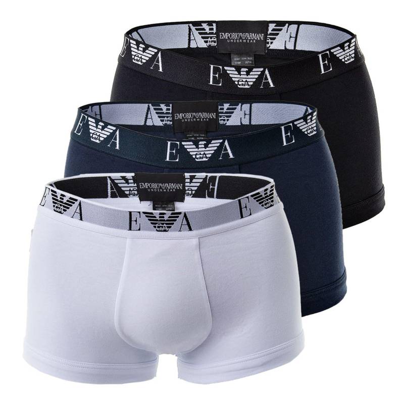 Boxershort 3er Pack Figurbetont Herren Multicolor L von EMPORIO ARMANI