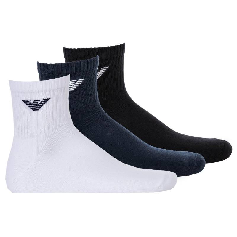 Socken 3er Pack Herren Multicolor ONE SIZE von EMPORIO ARMANI