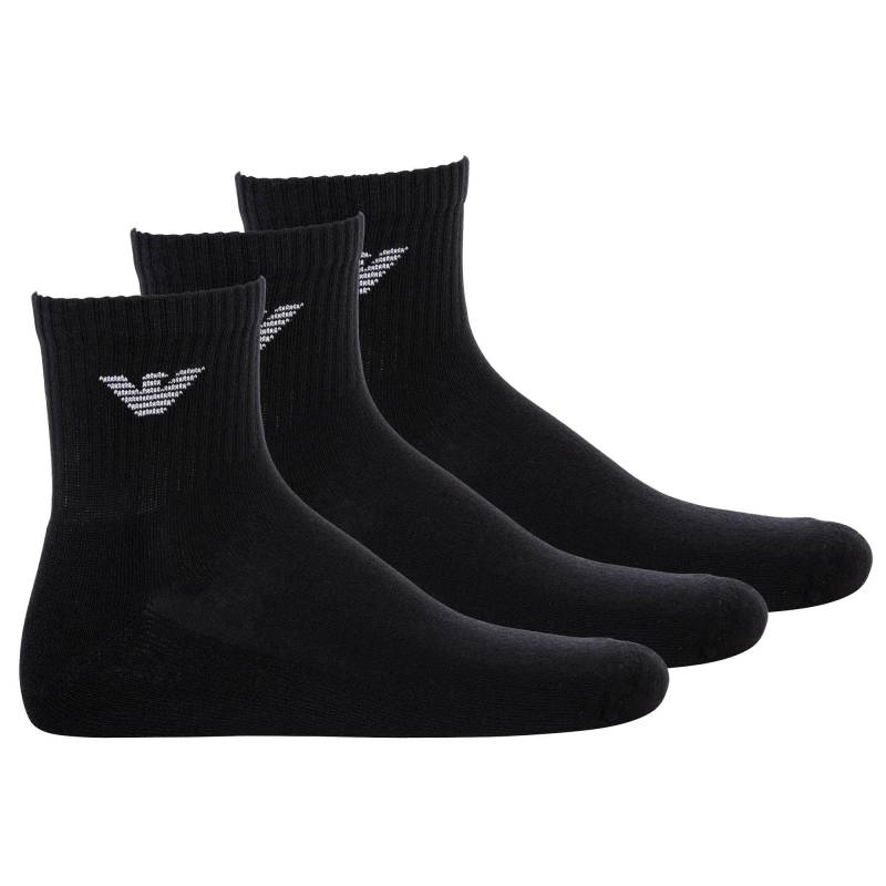 Socken 3er Pack Herren Schwarz ONE SIZE von EMPORIO ARMANI