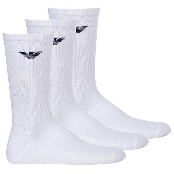 Socken 3er Pack Herren Weiss ONE SIZE von EMPORIO ARMANI