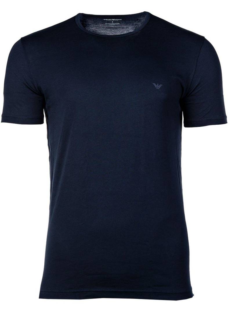 T-shirt Casual Bequem Sitzend Herren Blau M von EMPORIO ARMANI