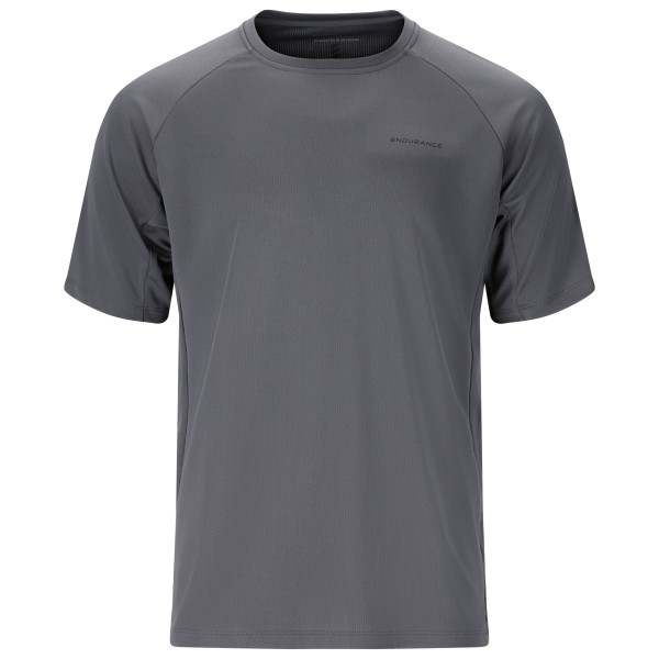 ENDURANCE - Crusoe Cycling/MTB Technical S/S Shirt - Velotrikot Gr L grau von ENDURANCE