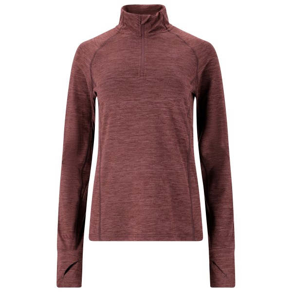 ENDURANCE - Women's Canna V2 Melange Performance Midlayer - Longsleeve Gr 38 braun von ENDURANCE