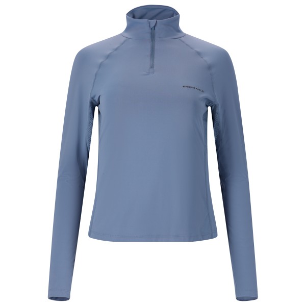 ENDURANCE - Women's Chrissie Midlayer - Fleecepullover Gr 36;38;40;42;44;46;48 blau;schwarz von ENDURANCE