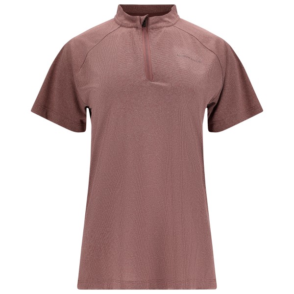ENDURANCE - Women's Crow Melange Cycling/MTB S/S Shirt - Velotrikot Gr 34 braun von ENDURANCE