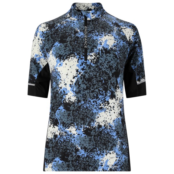 ENDURANCE - Women's Jetti Cycling MTB S/S Shirt - Velotrikot Gr 36;38;40 blau von ENDURANCE