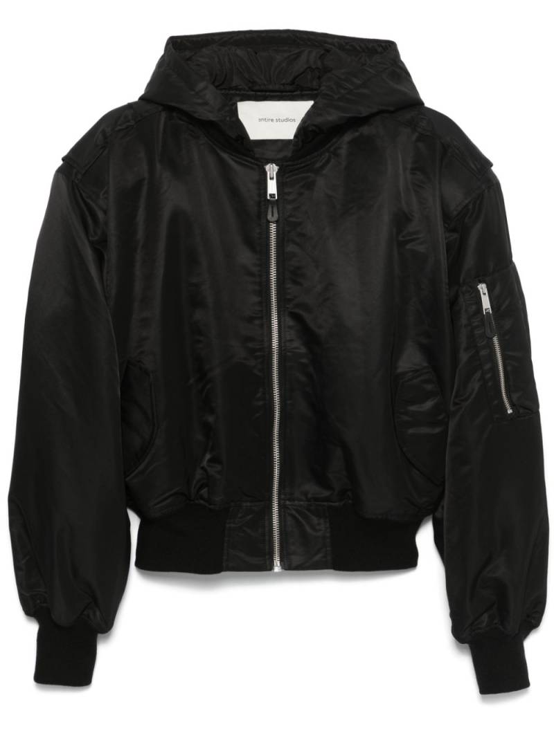 ENTIRE STUDIOS Broad bomber jacket - Black von ENTIRE STUDIOS