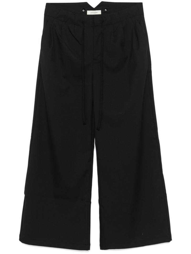 ENTIRE STUDIOS Cinch wide-leg trousers - Black von ENTIRE STUDIOS