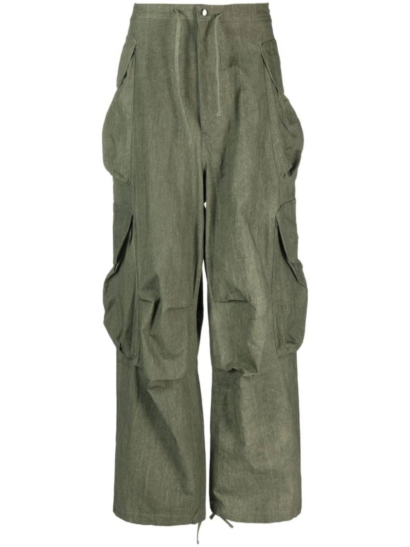 ENTIRE STUDIOS Gocar wide-leg cargo pants - Green von ENTIRE STUDIOS