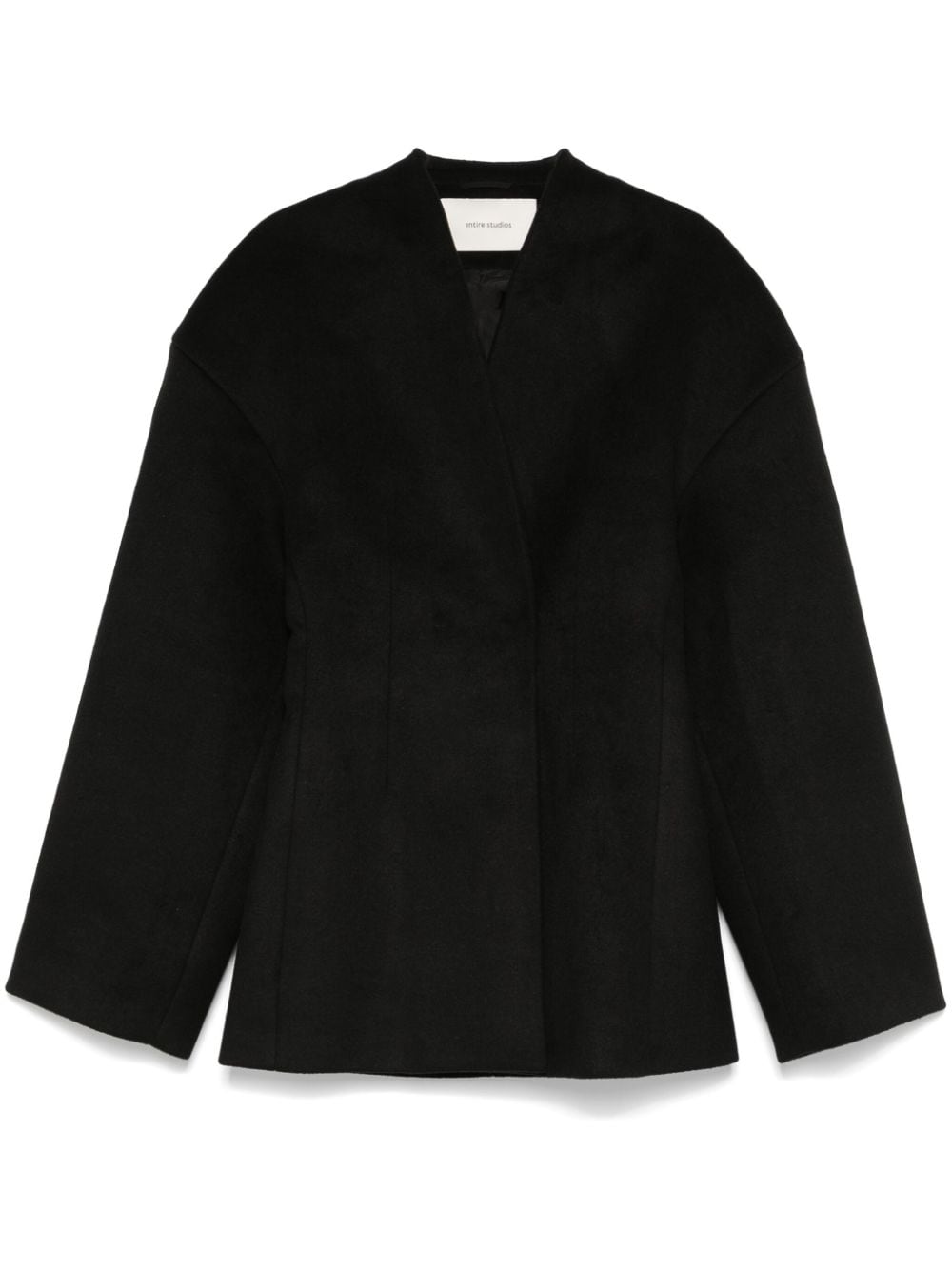 ENTIRE STUDIOS V-neck jacket - Black von ENTIRE STUDIOS