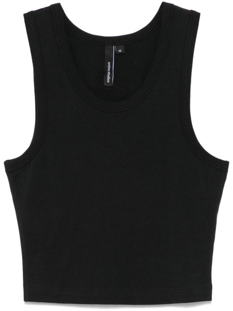 ENTIRE STUDIOS cropped tank top - Black von ENTIRE STUDIOS