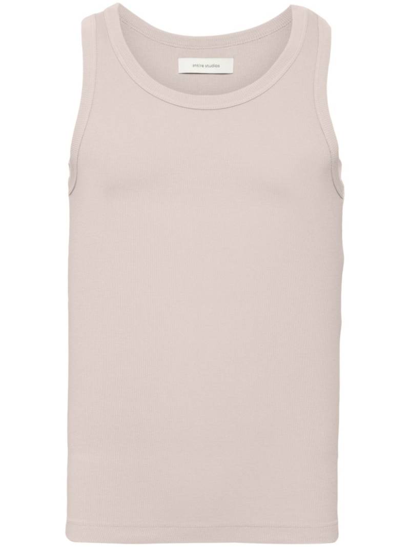 ENTIRE STUDIOS cropped tank top - Silver von ENTIRE STUDIOS