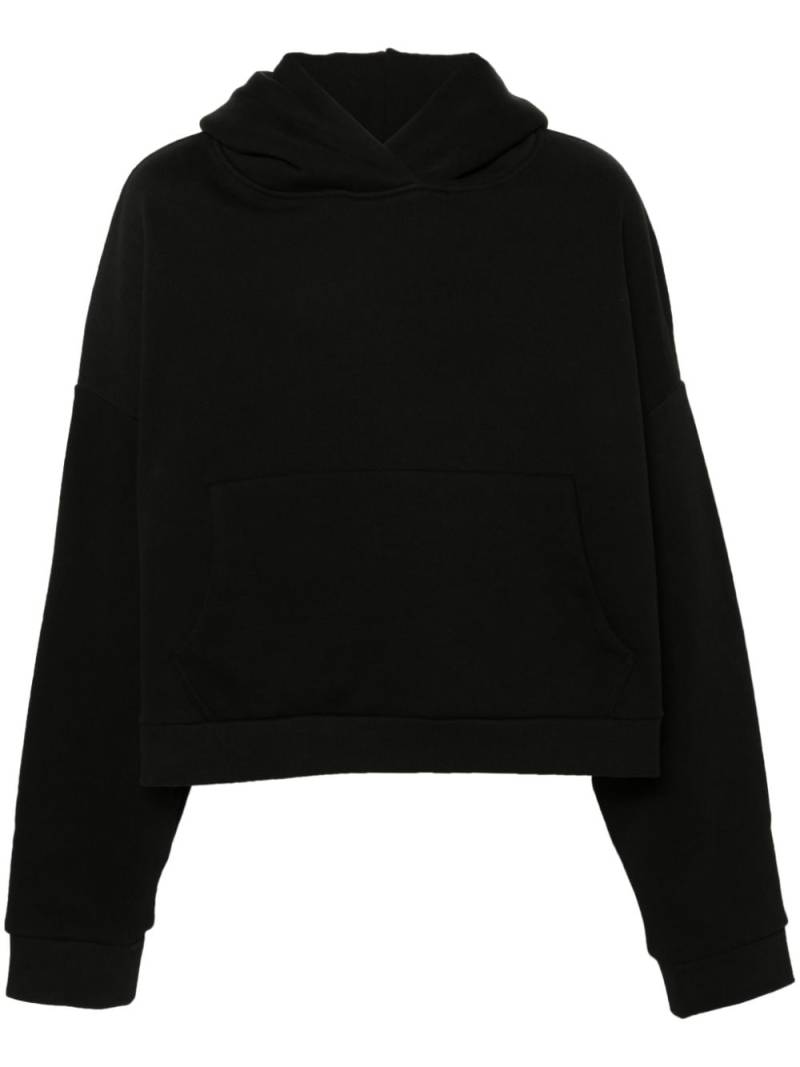 ENTIRE STUDIOS drop-shoulder cotton hoodie - Black von ENTIRE STUDIOS