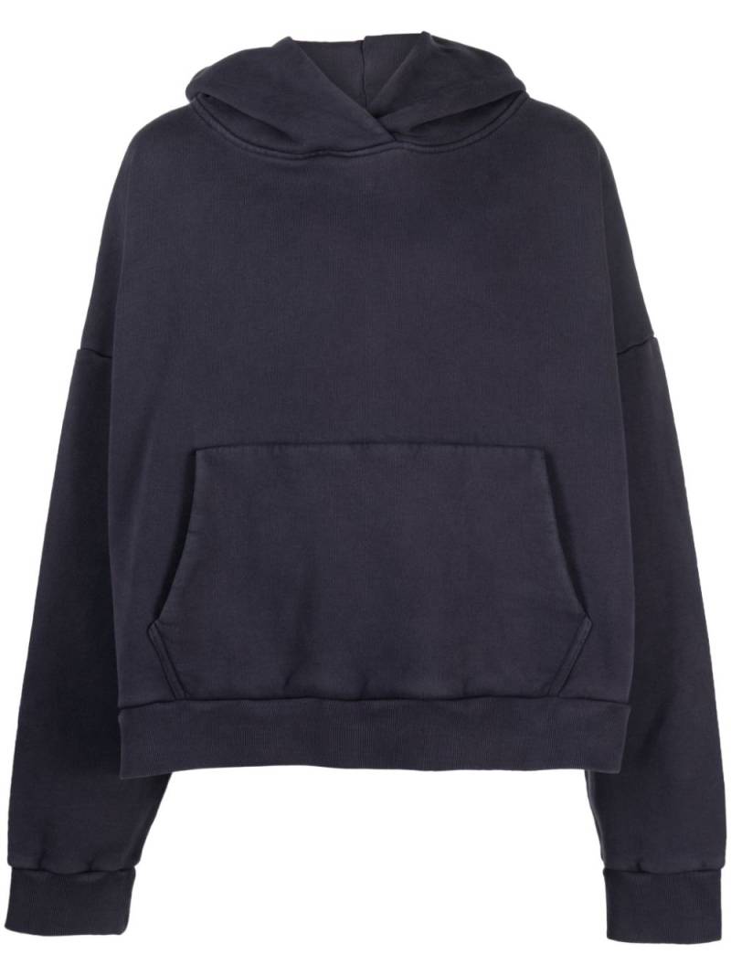 ENTIRE STUDIOS drop-shoulder cotton hoodie - Blue von ENTIRE STUDIOS