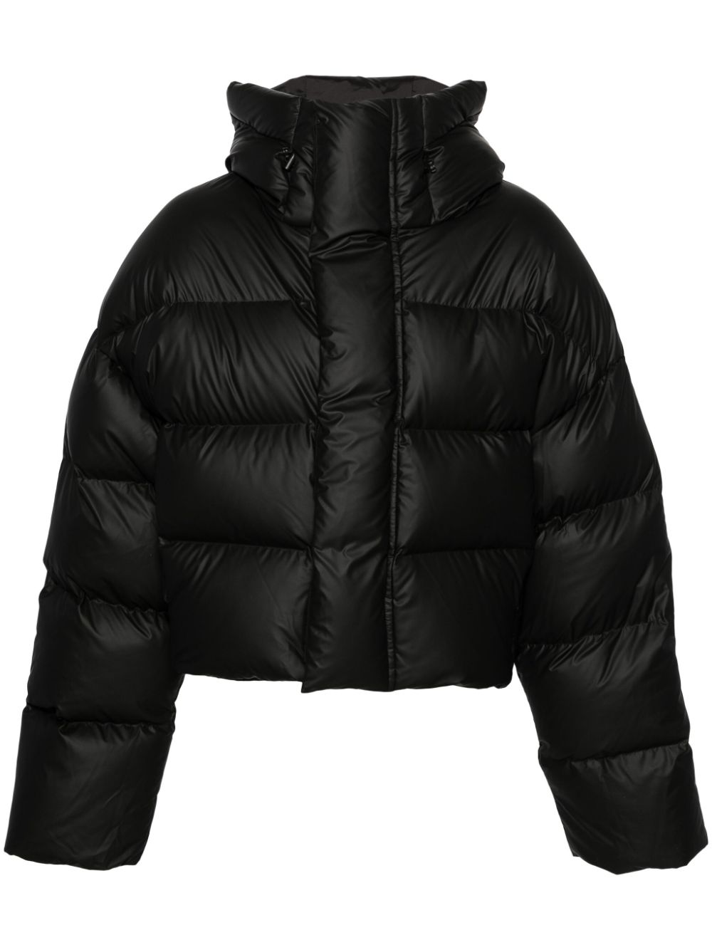 ENTIRE STUDIOS hooded puffer jacket - Black von ENTIRE STUDIOS