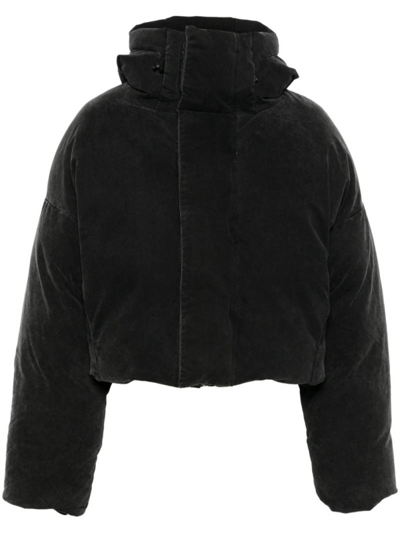 ENTIRE STUDIOS hooded puffer jacket - Black von ENTIRE STUDIOS