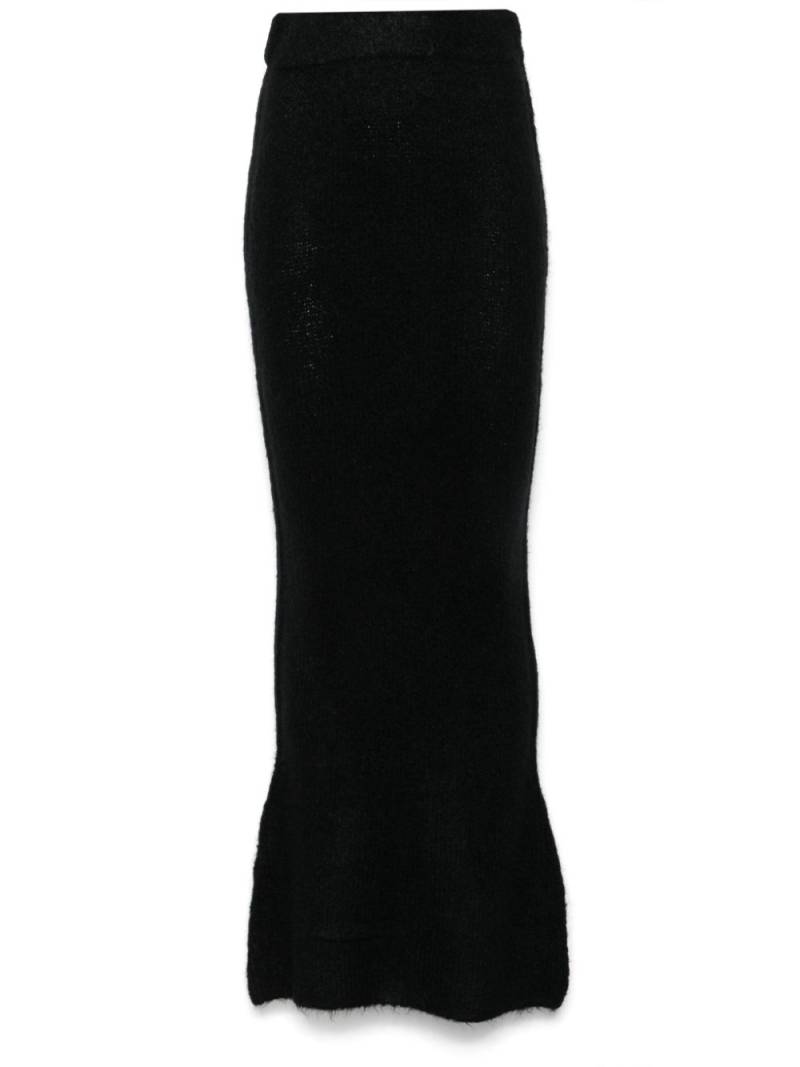 ENTIRE STUDIOS knitted maxi skirt - Black von ENTIRE STUDIOS