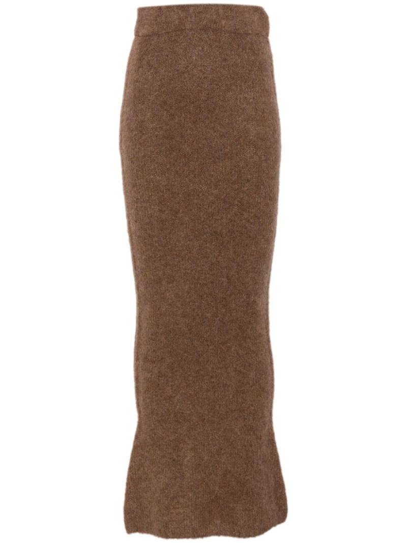 ENTIRE STUDIOS knitted maxi skirt - Brown von ENTIRE STUDIOS