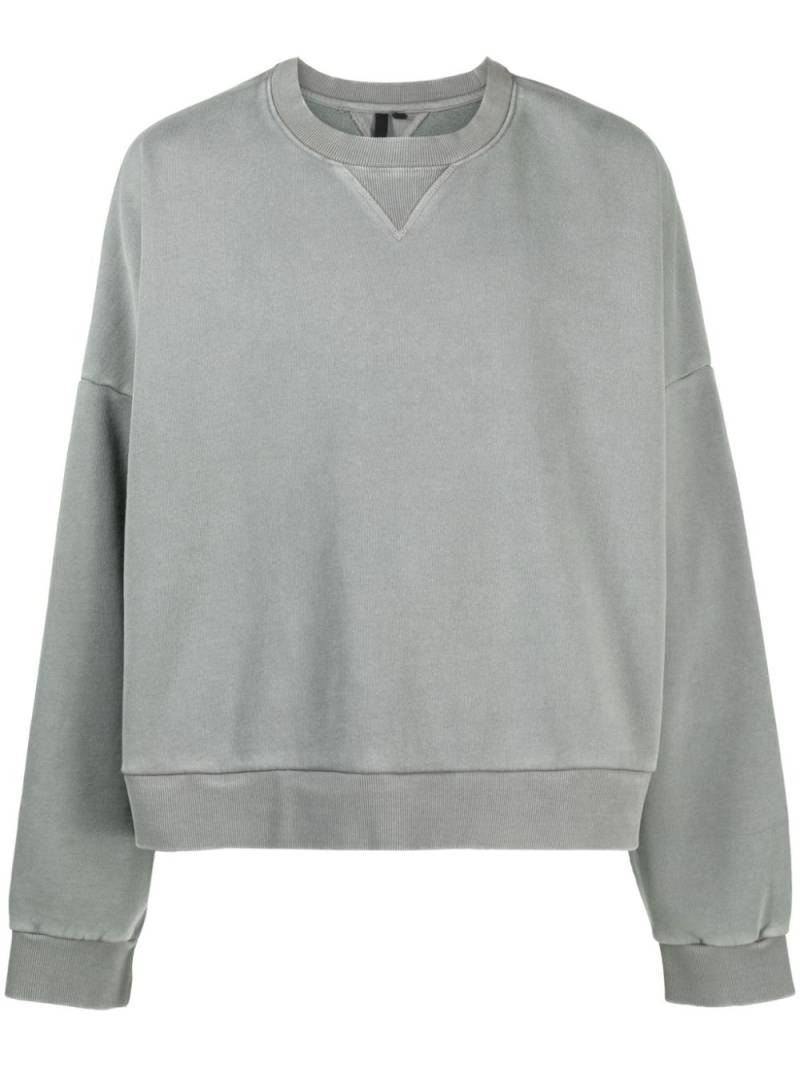 ENTIRE STUDIOS mélange-effect cotton sweatshirt - Grey von ENTIRE STUDIOS