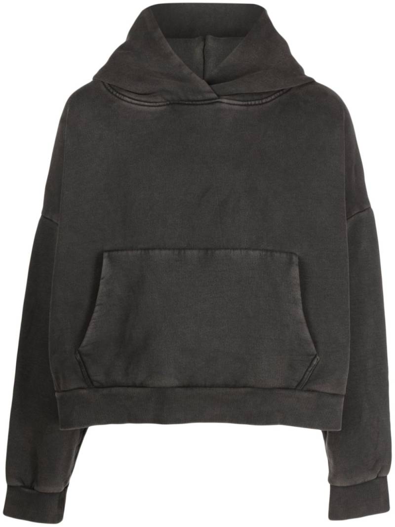 ENTIRE STUDIOS washed drop-shoulder hoodie - Black von ENTIRE STUDIOS