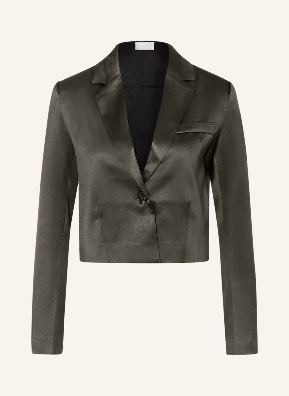 Envii Cropped-Blazer Enstefane Aus Satin gruen Envii Cropped-Blazer Enstefane Aus Satin gruen von ENVII