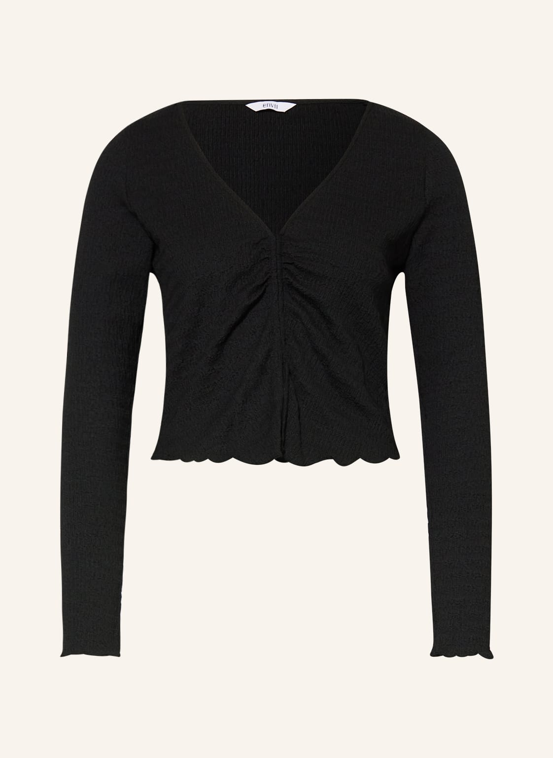 Envii Cropped-Longsleeve Enwheel schwarz Envii Cropped-Longsleeve Enwheel schwarz von ENVII