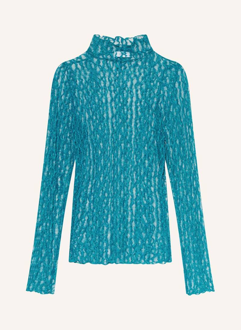 Envii Longsleeve Enwolf Aus Spitze blau von ENVII