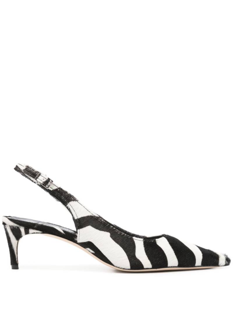 ERALDO 55mm zebra-print pumps - Black von ERALDO