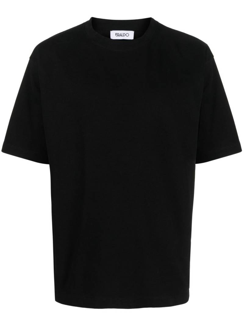 ERALDO crew-neck cotton T-shirt - Black von ERALDO